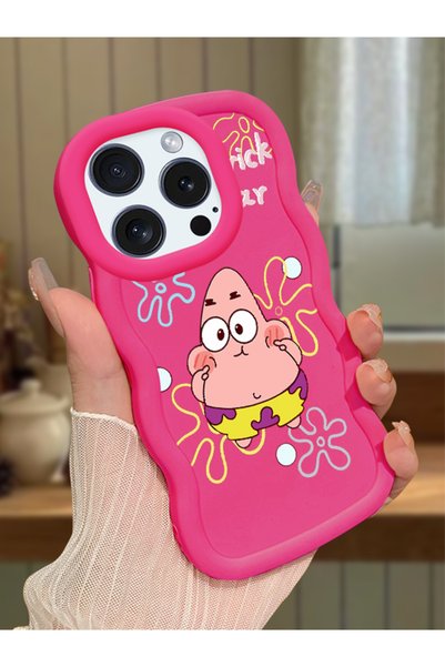 Hontinga iPhone 15 Pro Max Compatible Shockproof Simple Red Silicone Phone Ca...