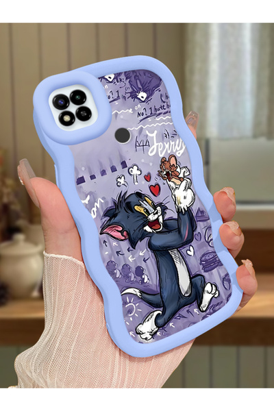 Hontinga Redmi 9c Uyumlu Darbeye Dayanıklı Basit Mavi Silikon Telefon Kılıfı ...