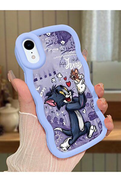 Hontinga iPhone XR Uyumlu Darbeye Dayanıklı Basit Mavi Silikon Telefon Kılıfı...