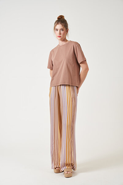 PJS 29052 Kadın Taupe Pijama Takımı