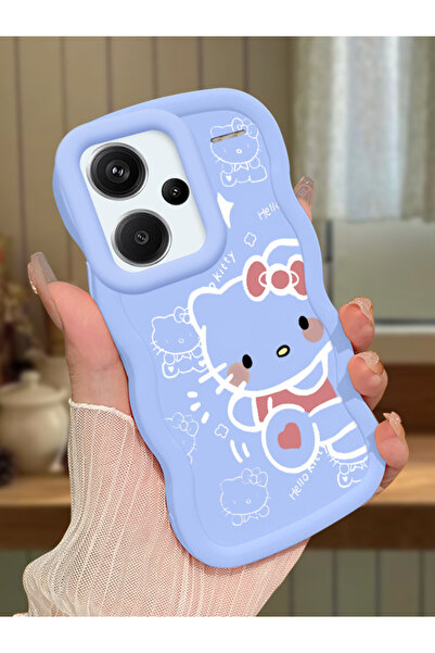 Hontinga Redmi Note 13 Pro Plus 5G Uyumlu Darbeye Dayanıklı Basit Mavi Siliko...