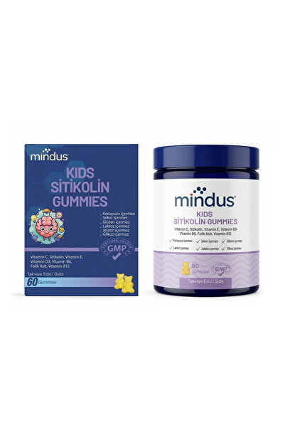 mindus Kids Sitikolin 60 Gummies