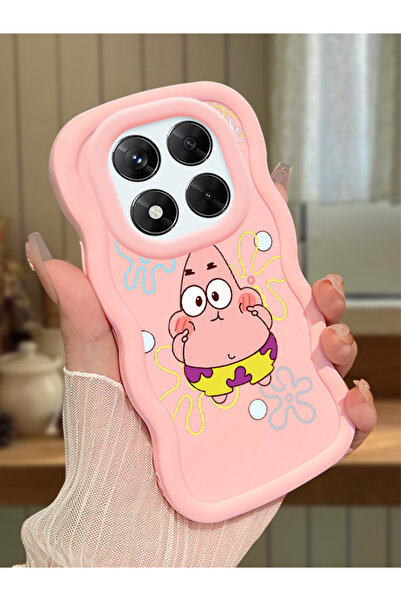 Hontinga Redmi Note 14 Pro 4G Uyumlu Darbeye Dayanıklı Basit Pembe Silikon Te...