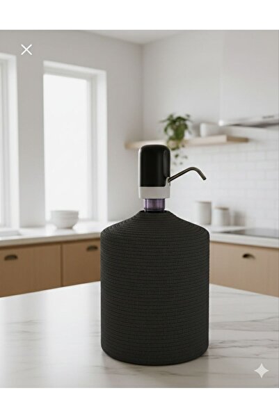 JÜTEX HOME Θήκη για μπουκάλια από άχυρο γιούτας με σχέδιο μπαμπού, εμφάνιση φ...