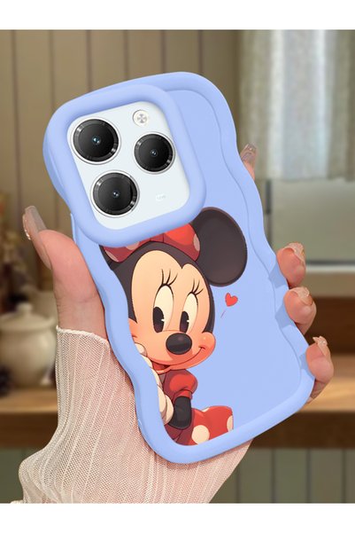Hontinga Infinix Hot 40 Compatible Shockproof Simple Blue Silicone Phone Case...