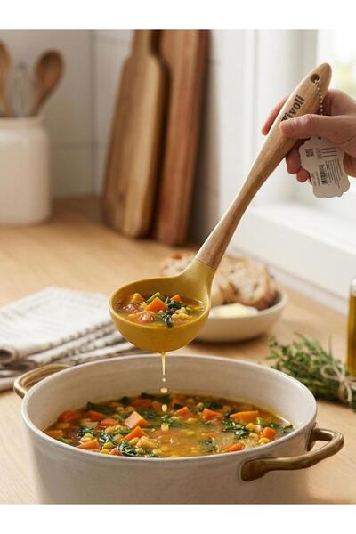 cook&kitchen Tivoli Silicone Non-Stick Ladle Colorful