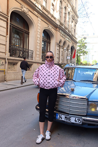 thelowely BOMBER ROZ CU PUNCTE