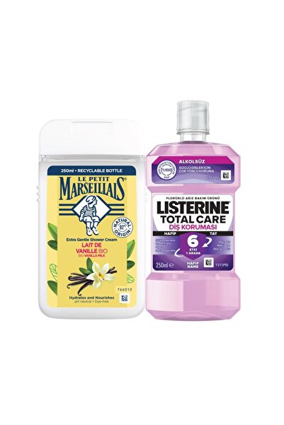 Listerine Total Care Hafif Tat Alkolsüz 250 ml + Le Petit Marseillais Vanilya...