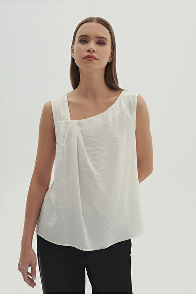 Naramaxx Ασύμμετρη μπλούζα με λαιμόκοψη χωρίς μανίκια