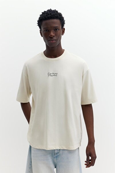 Pull & Bear STWD yazılı t-shirt