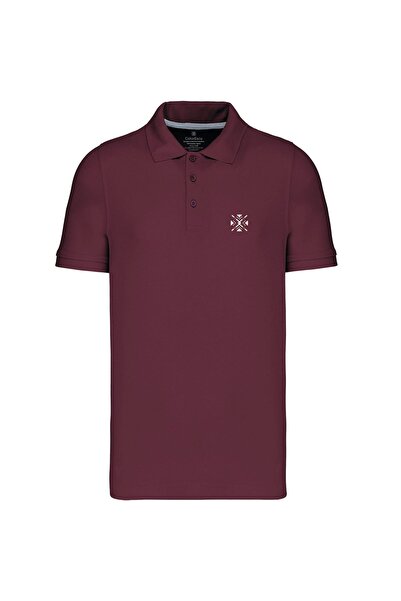 ColorEscu Tricou ColorEscu, densitate mare, broderie, culoare vișiniu închis,...