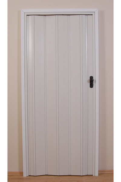 DEKORAKS Akordeon Kapı, Akağaç Ahşap Desenli 72x215 cm