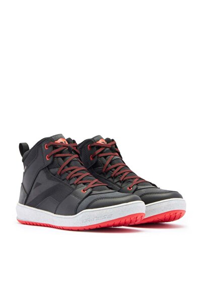 Dainese Suburb Black White Red Lava D-Wp Ayakkabı