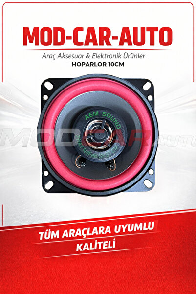 MODxAUTO 450 Watt 10 Cm Araba Oto Hoparlör Yüksek Ses Kalitesi GARANTİLİ 1 Ad...