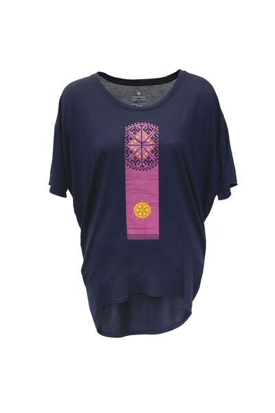 ColorEscu Tricou Vremuri Noi, damă, culoare bleumarin, CIR131