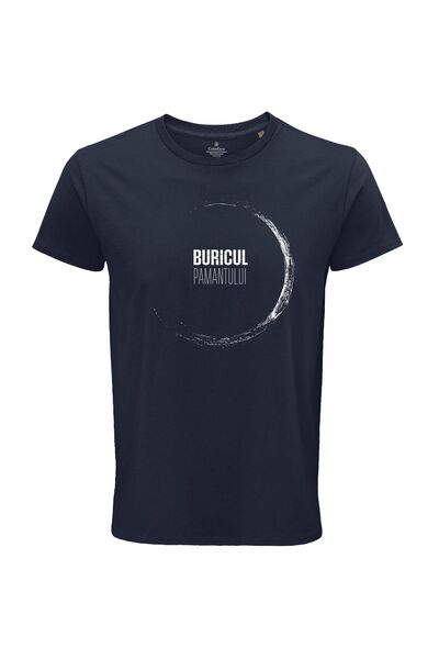 ColorEscu Tricou Buricul Pamantului, barbat, culoare bleumarin, CT48