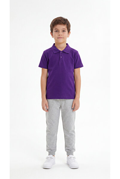 Mışıl Kids Σχολικό κοντομάνικο πόλο για αγόρια με γιακά Lacoste