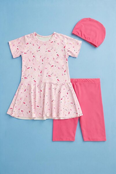 Perendi Αντηλιακό Σετ Μαγιό για Κορίτσια με Βολάν