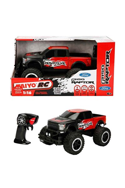 Sunman Taiyo 1:16 USB Şarjlı Uzaktan Kumandalı Araba S01041505 Kırmızı F150 R...