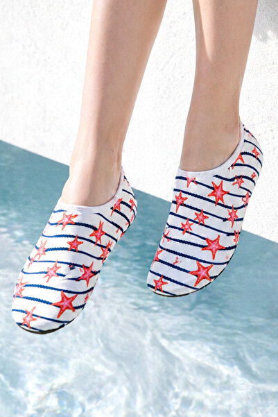 REMSA Παιδικά μποτάκια με σχέδιο αστερία, αντιολισθητική σόλα, για θάλασσα κα...