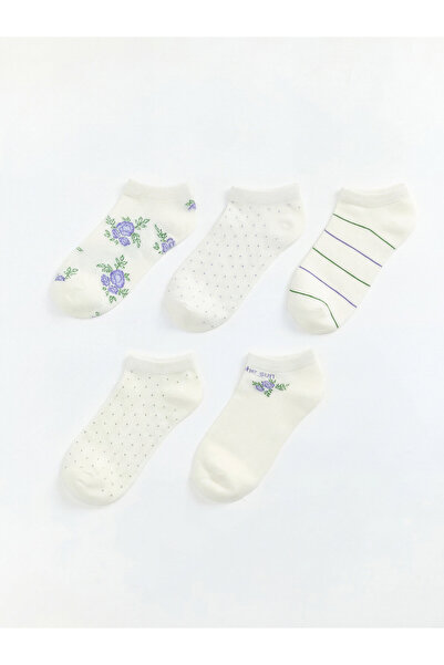 LC Waikiki Șosete sport florale de damă, pachet de 5