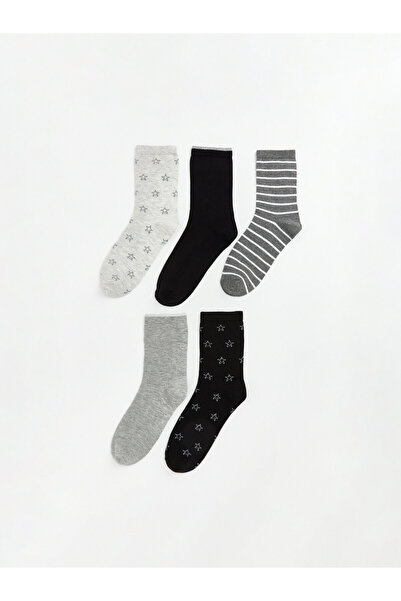 LC Waikiki Patterned Women's Ankle Socks 5-Pack