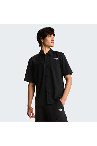 THE NORTH FACE Ανδρικό μαύρο πουκάμισο που διπλώνει (NF0A8FTQJK31)