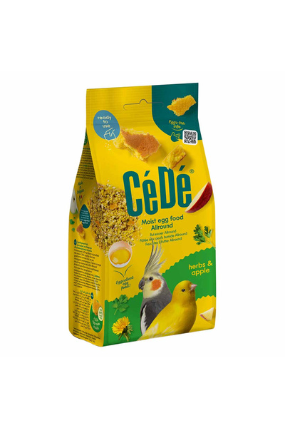 CeDe Hrana Umeda cu Oua Pentru Pasari Exotice, cu Ierburi si Mar, 200 g, L152...