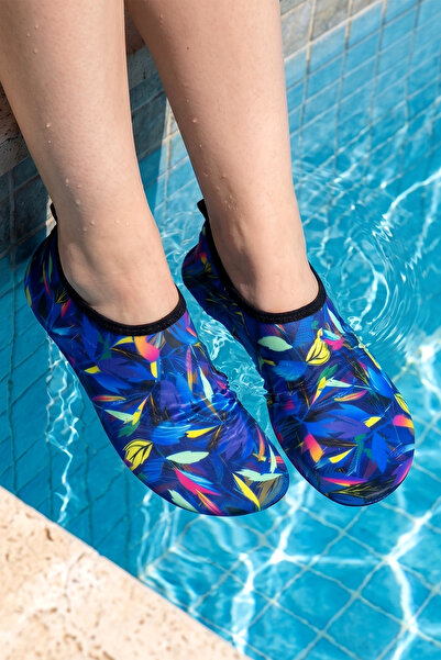 REMSA Μποτάκια θαλάσσης και πισίνας με αντιολισθητική σόλα με σχέδιο φύλλων 0...