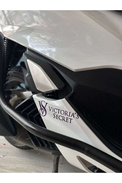 Mavera Stickers Victoria Secret Mor Renk Sticker Etiket Kask-Motor-Araba için