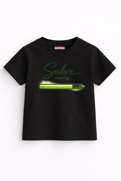 Rabona Fashion Παιδικό μπλουζάκι με την επιγραφή "Sabır Loading "