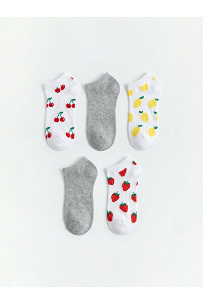 LC Waikiki Patterned Women's Trainer Socks 5 Pack