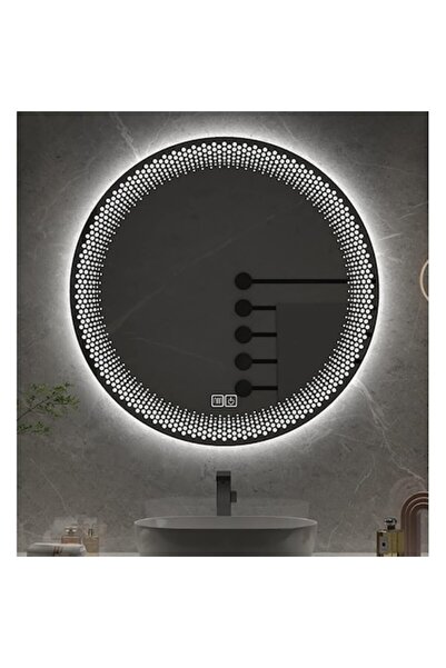 Companiero Oglindă baie LED 80cm, 3 culori, dimming, anti-abur, touch, fără f...