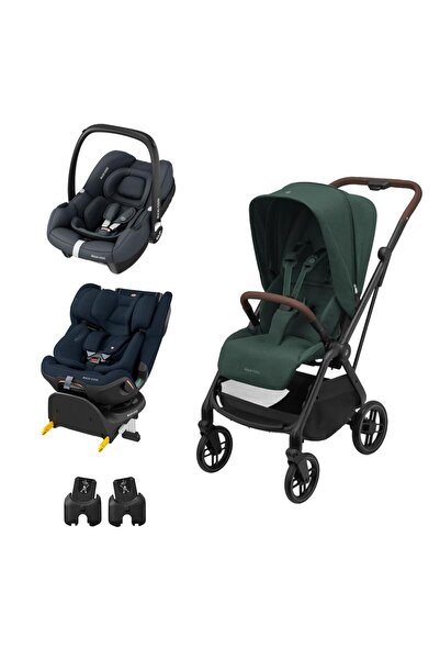 MAXİ-COSİ Leona2 Seyahat Sistem Bebek Arabası ve Emerald 360 Pro Oto koltuğu ...