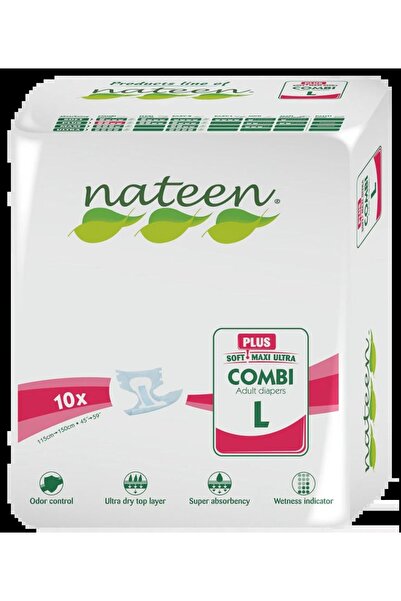 Nateen Scutece -Friendly pentru Adulți Combi PLUS Mărimea L – 10 buc