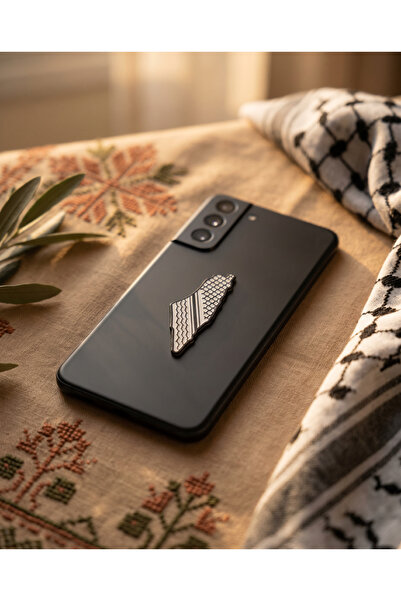 Zaytoon Metalna nalepnica za telefon, dekoracija zadnje strane, mapa Palestin...