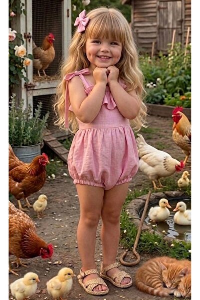 Tinypeople ملابس صيفية للفتيات الصغيرات، شورت، بذلة قصيرة، ملابس صيفية للعطلا...