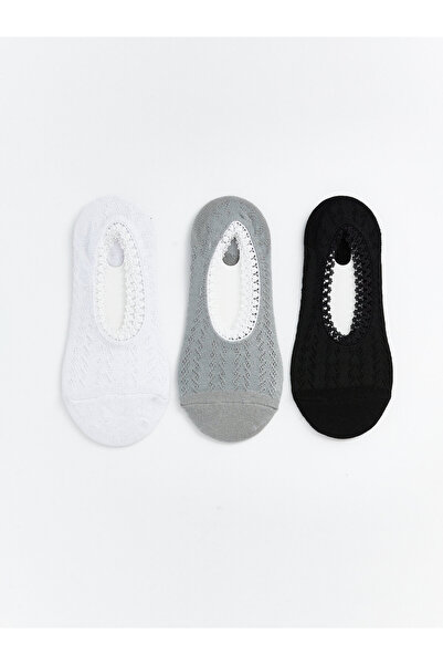 LC Waikiki Open-Knit Women's Ballet Socks 3-Pack