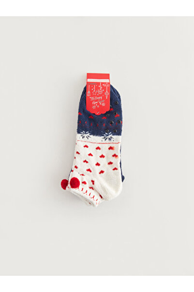 LC Waikiki Patterned Women's Homewear Socks 2 Pack