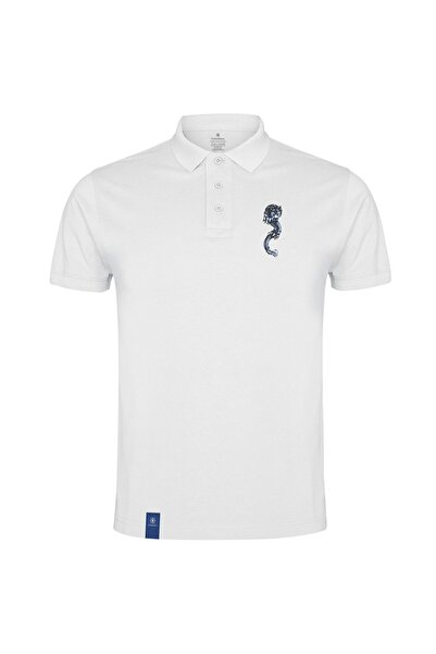 ColorEscu Tricou Lup Dacic, material tehnic sport, polo, barbat, culoare albă...