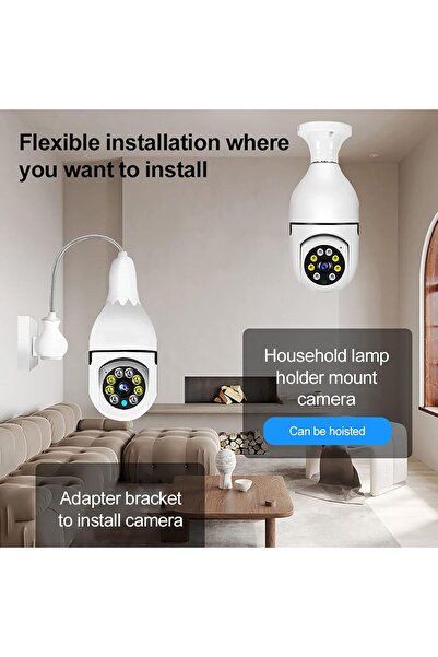 DaMohony Wireless WiFi Panorama Security Camera – Full View Home Security
