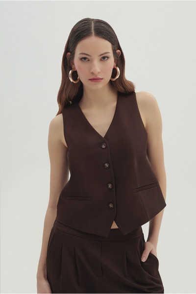 Naramaxx Κλασικό γιλέκο με λαιμόκοψη V