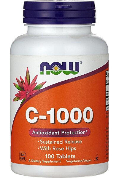 Now Foods Vitamin C with Rose Hips C-1000 by - 100 Tablets