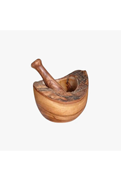 Phos & Gaia Αγροτικό γουδί και γουδοχέρι από ξύλο ελιάς