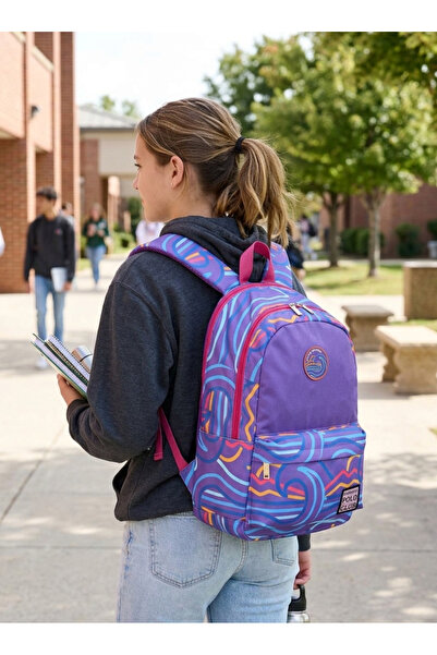 Cambridge Polo Club Unisex Patterned School and Daily Use Backpack