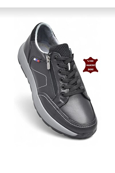 PAPATAY 3387 Orthopedic Sole Men's 100% Genuine Leather Shoes - Seasonal Men'...