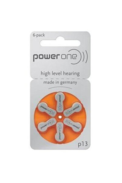 lana med بطارية سماعة الاذن باور وان الماني power one P13