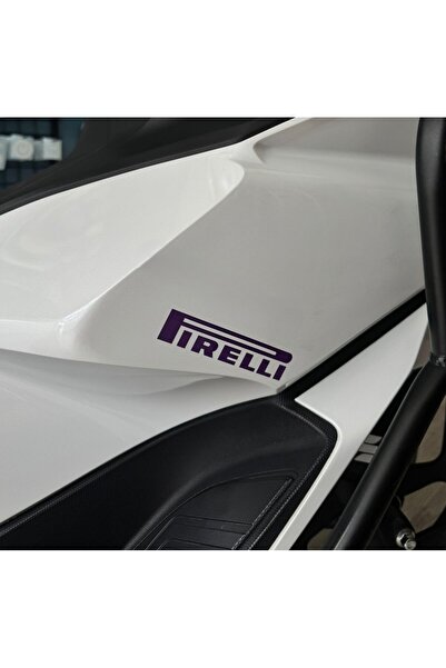 Mavera Stickers PRLLİ Mor Renk Sticker Etiket Araba-Kask-Motor için