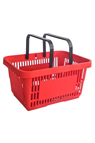 Handlekraft Coș de cumpărături portabil, 22 L, mânere duble, plastic rezisten...