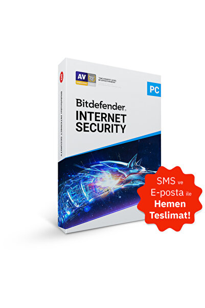 BITDEFENDER Internet Security 1 Kullanıcı 1 Yıl - Türkçe Son Sürüm Antivirüs ...
